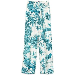 F.r.s For Restless Sleepers, Dames, Broeken, Blauw, Maat: XL Zijde,