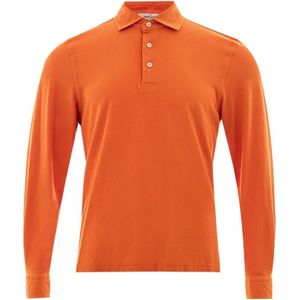 Gran Sasso, Heren, Tops, Oranje, Maat: L Katoen,