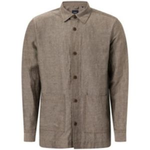 Joop!, Heren, Overhemden, Bruin, Maat: L