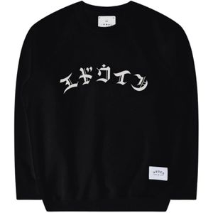 Edwin, Heren, Sweatshirts & Hoodies, Zwart, Maat: M