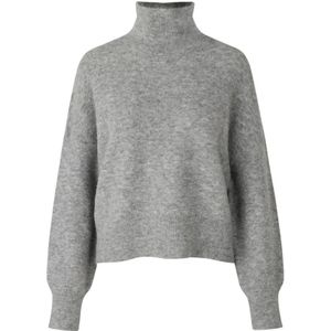 Samsøe Samsøe, Dames, Truien, Grijs, Maat: M Wol,