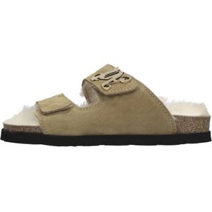 Palm Angels, Dames, Schoenen, Bruin, Maat: 35 EU Suède,