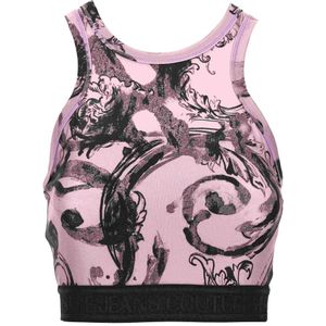 Versace Jeans Couture - Top - Zwart - Polyester