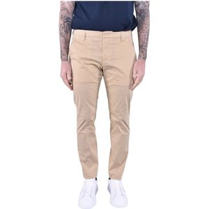 Dondup, Heren, Broeken, Beige, Maat: W38 Katoen,