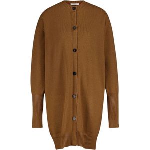 Ferragamo, Dames, Truien, Bruin, Maat: M Kasjmier,