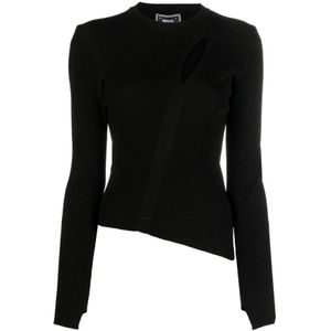 Versace, Dames, Truien, Zwart, Maat: M Viscose,