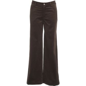 Liu Jo, Dames, Broeken, Bruin, Maat: M Corduroy,