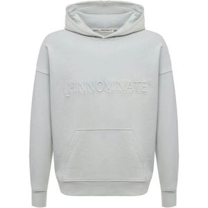 Hinnominate, Heren, Sweatshirts & Hoodies, Grijs, Maat: XL Katoen,