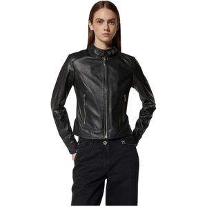 Richmond, Dames, Jassen, Zwart, Maat: XS Leer,