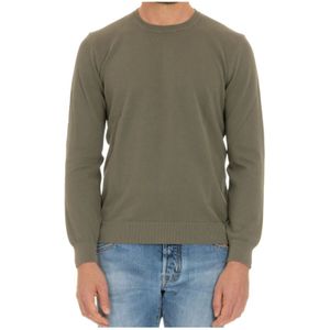 Gran Sasso, Heren, Sweatshirts & Hoodies, Groen, Maat: M Katoen,