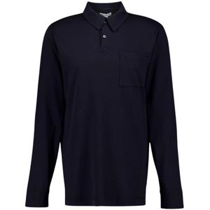 James Perse, Heren, Tops, Blauw, Maat: S Katoen,