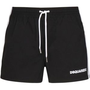 Dsquared2 - Boxer Midi - Badkleding - Zwart - Polyamide