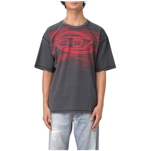 Diesel - T-Boxt-T5 - T-shirt - Grijs - Katoen