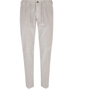 Eleventy, Heren, Broeken, Beige, Maat: W33 Katoen,