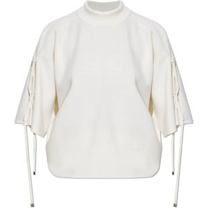 Max Mara, Dames, Truien, Wit, Maat: XS Wol,