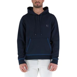 Etro, Heren, Sweatshirts & Hoodies, Blauw, Maat: L Katoen,