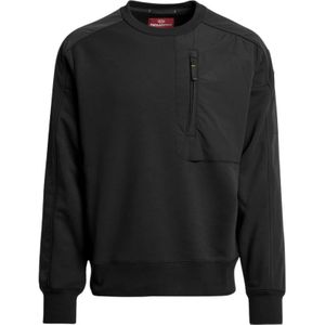 Parajumpers, Heren, Sweatshirts & Hoodies, Zwart, Maat: XS Katoen,