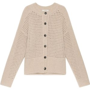 Maliparmi, Dames, Truien, Beige, Maat: XS Wol,