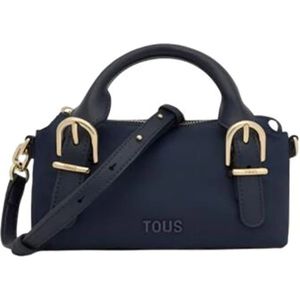 Tous, Dames, Tassen, Blauw, Maat: ONE Size Nylon,