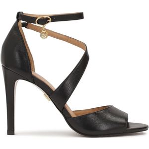 Kazar - Hoge Stiletto Sandalen - Zwart - Leer