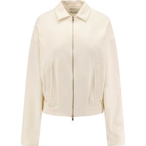 Max Mara, Dames, Sweatshirts & Hoodies, Wit, Maat: S Katoen,