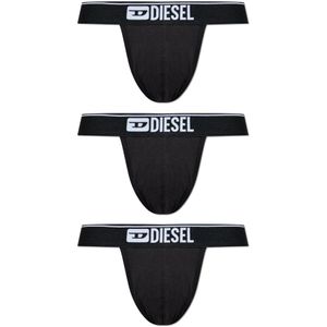 Diesel, Heren, Ondergoed, Zwart, Maat: L Katoen,