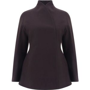 Fendi, Dames, Jassen, Paars, Maat: M Wol,