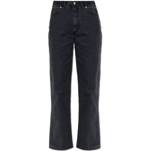 Officine Générale, Dames, Jeans, Grijs, Maat: W28 Katoen,