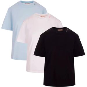 Marni, Dames, Tops, Veelkleurig, Maat: XS Katoen,