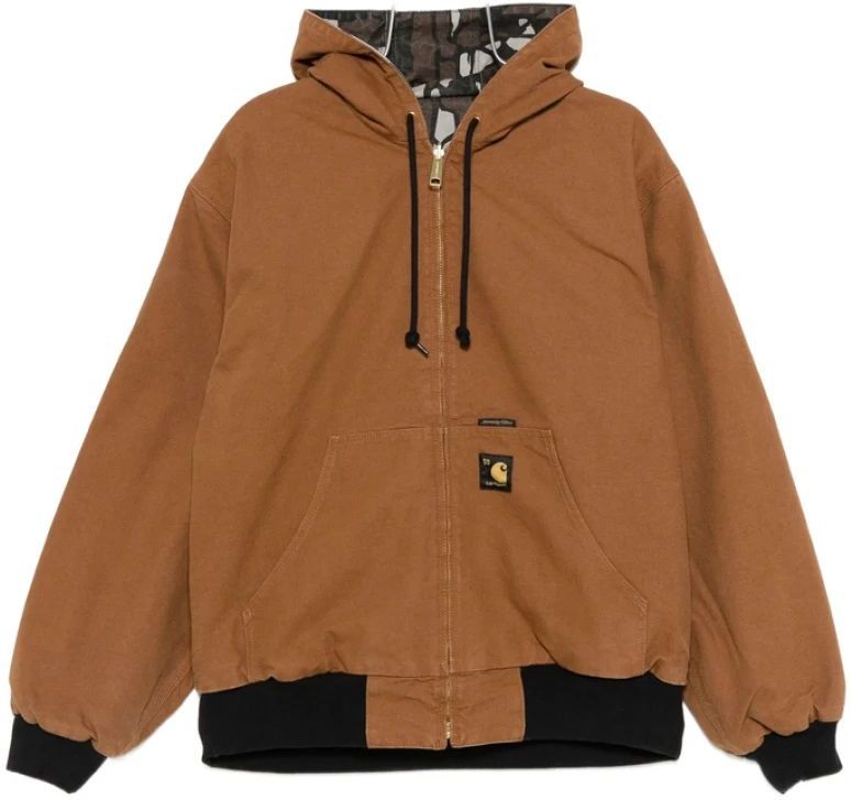 Carhartt WIP Tussenjas '50 Years Anniversary'  chocoladebruin / cognac / lichtgrijs / zwart