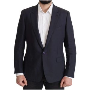 Dolce & Gabbana - Alta Sartoria - Blazer - Blauw - 100% Linnen