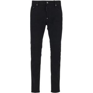 Dsquared2 Skater Jeans van katoen , Black , Heren , Maat: L