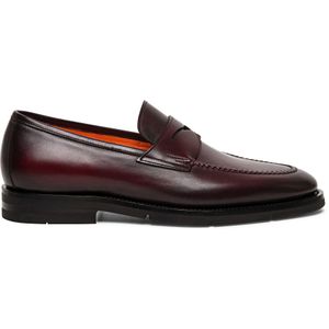 Santoni Loafers , Red , Heren , Maat: 42 EU