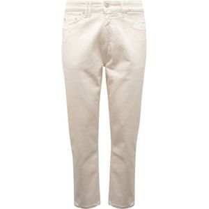 Cycle, Heren, Jeans, Wit, Maat: W29 Katoen,