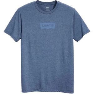 Levi's - Graphic Crewneck Tee - Tops - Blauw - Katoen