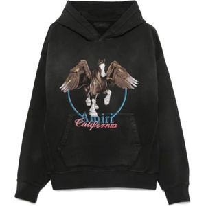 Amiri, Heren, Sweatshirts & Hoodies, Zwart, Maat: XL