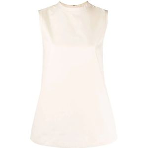 Jil Sander, Dames, Tops, Roze, Maat: L Katoen,