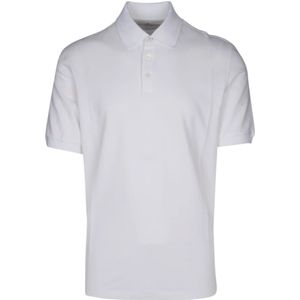 Brunello Cucinelli, Heren, Tops, Wit, Maat: L