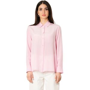 Weekend Max Mara, Dames, Blouses & Shirts, Roze, Maat: M Zijde,