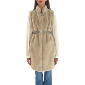 Duno, Dames, Jassen, Beige, Maat: M Poliester,