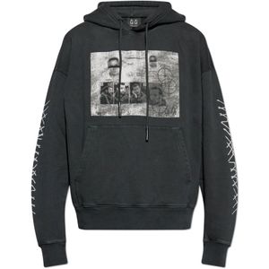 44 Label Group, Heren, Sweatshirts & Hoodies, Grijs, Maat: L Katoen,