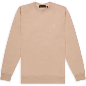Aspact, Heren, Sweatshirts & Hoodies, Beige, Maat: M