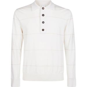 Eleventy, Heren, Tops, Wit, Maat: S Katoen,