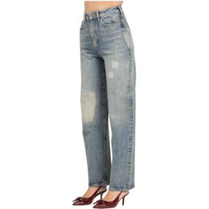 Armani Exchange, Dames, Jeans, Blauw, Maat: W27 Denim,