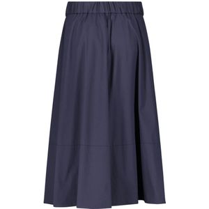 ROBE LÉGÈRE - Midirok - Katoenmix - Licht uitlopend model - Plooien