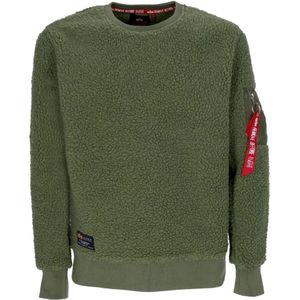 Alpha Industries - Crewneck Sweatshirt - Sherpa - Polyester - Regular Fit