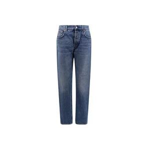 Gucci Blauwe Jeans met Horsebit Detail , Blue , Dames , Maat: W25