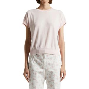 Peserico, Dames, Tops, Roze, Maat: S Katoen,