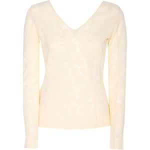 Pinko, Dames, Truien, Beige, Maat: S