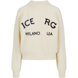 Iceberg - Crewneck Sweater - Wit - Dames